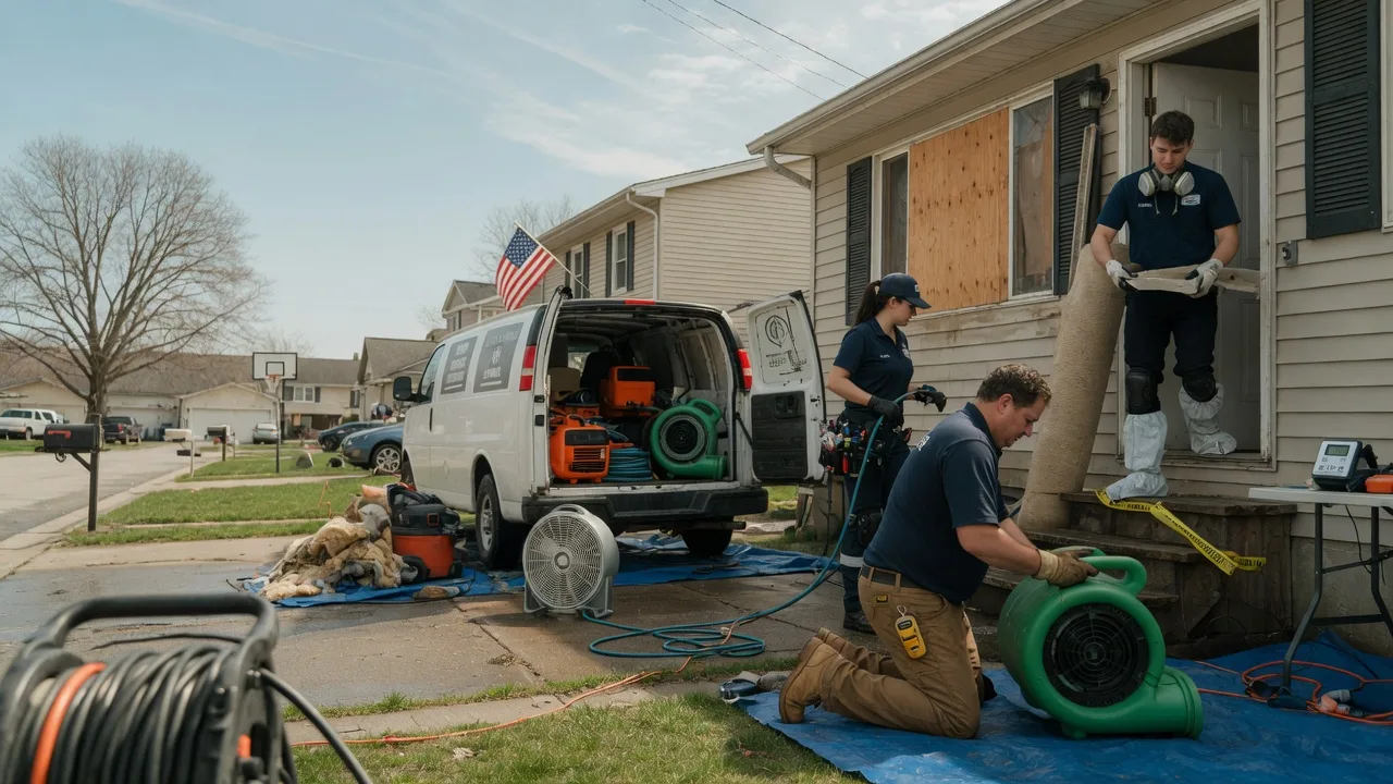 Water Damage Restoration in Russiaville, IN near me